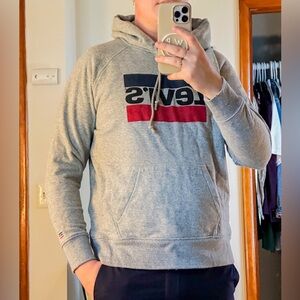 Levi’s Gray Hoodie with Logo